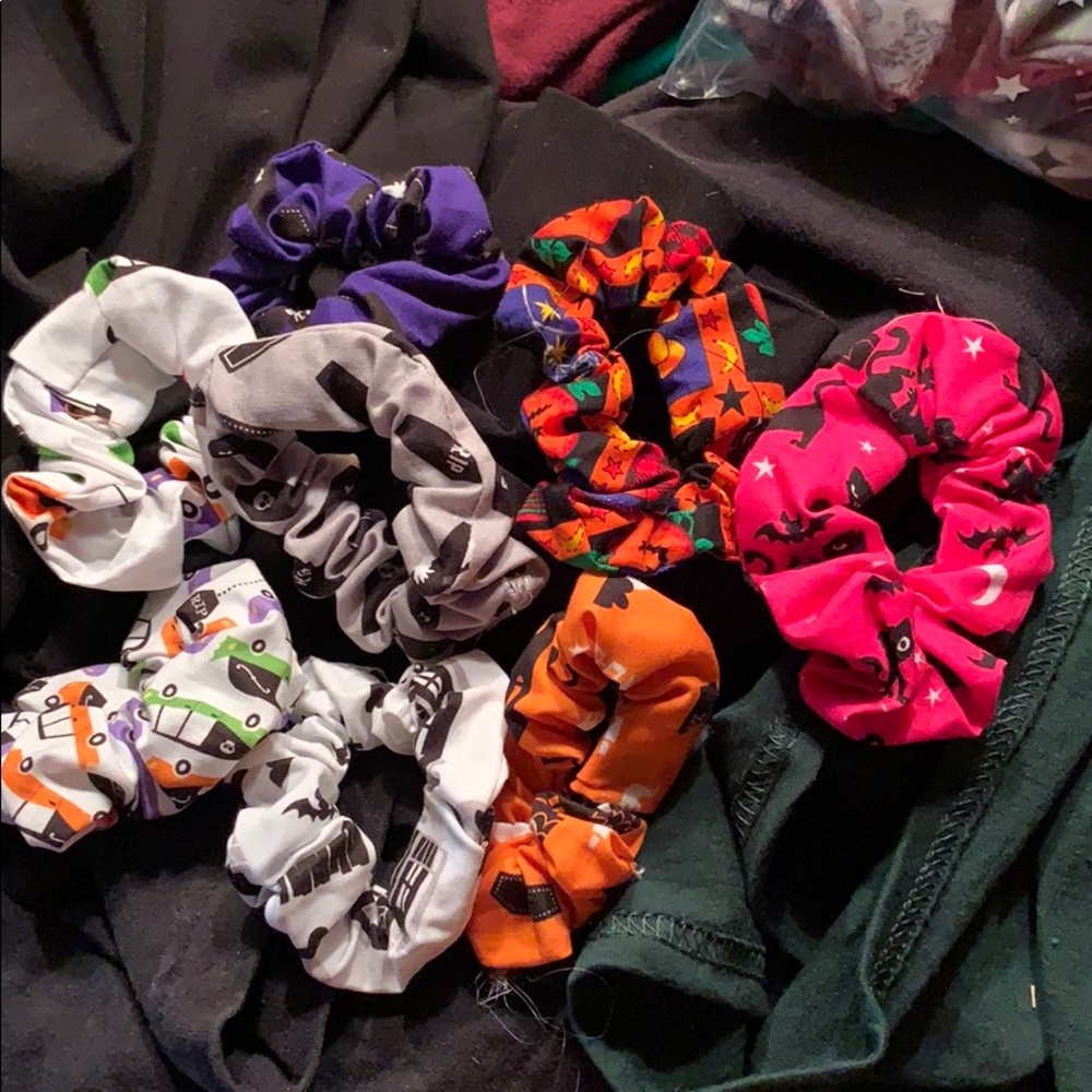 Halloween scrunchies